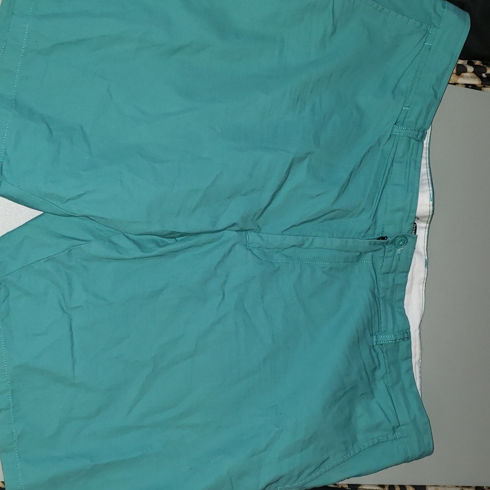 Teal old navy slim fit shorts men's